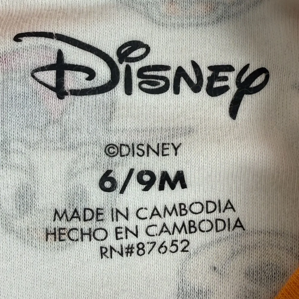 DISNEY Unisex Baby‎ Halloween Mickey Mouse & Friends Footie Pajamas Size 6-9M